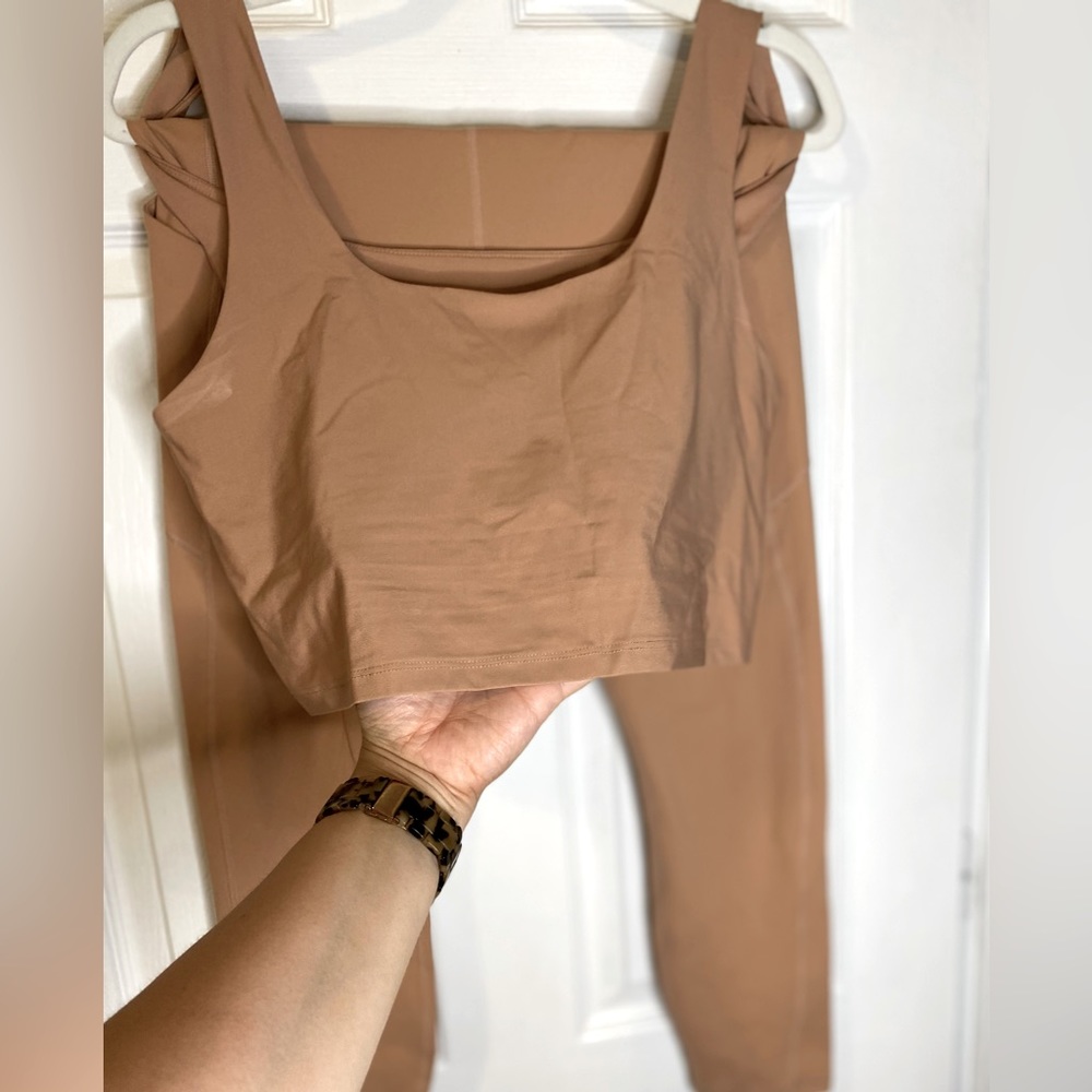 Women's Tan Leggings Set